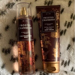 Bath & Body Works Frosted Cranberry set